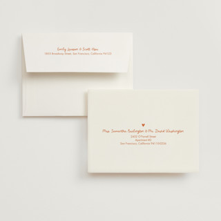 This is a verona wedding thank you cards with standard by Stephanie Heinrich Godbout called cin cin printing on strathmore in standard