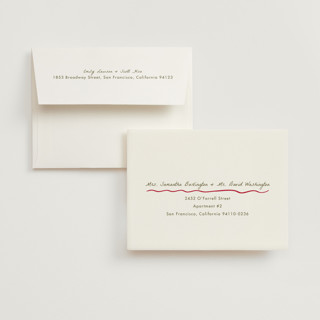This is a petal wedding thank you cards with standard by Ani Somi called cup of love printing on strathmore in standard