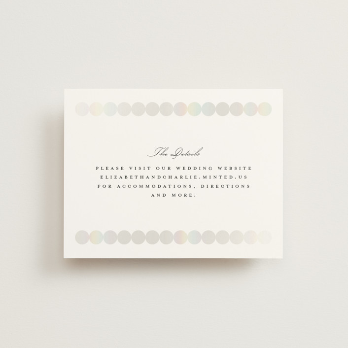 "Pearls" - Gloss-press® Direction Cards in Silk by mo kelley.