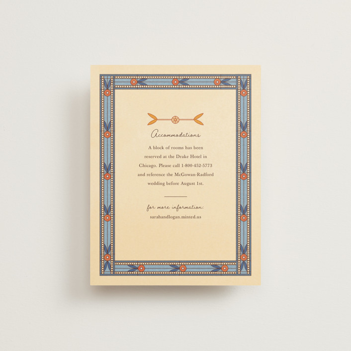 "Fall in Love" - Rustic, Vintage Direction Cards in Autumn by Morgan Ramberg.
