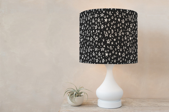 Night Sky Sketch Drum Lampshade By Ariel Rutland Minted