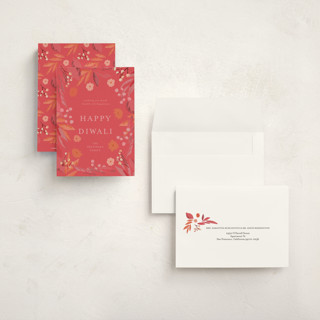 This is a melon diwali cards with standard by frances mathys called diwali happiness printing on signature in petite