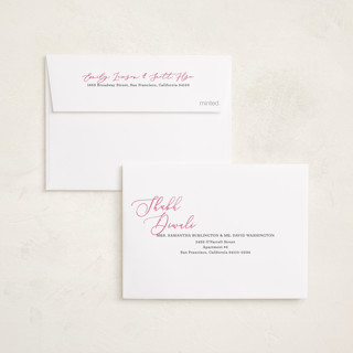 This is a magenta diwali cards with standard by Liz Conley called scripted diwali printing on recycled smooth signature in petite