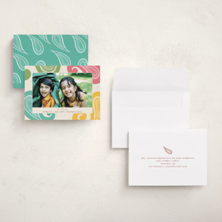 This is a umber diwali cards with standard by Nikita Jariwala called rangavalli printing on recycled smooth signature in petite