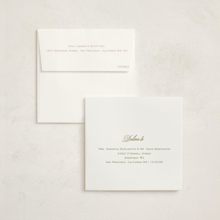 This is a spring debutante party invitations with standard by Pati Cascino called reticella printing on signature in standard