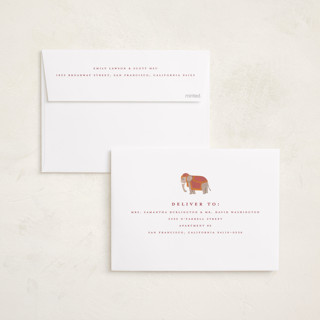 This is a kumkum diwali cards with foil pressed by Teju Reval called diwali elephant printing on recycled smooth signature in standard
