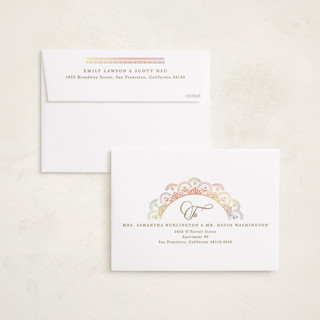 This is a indradhanush diwali cards with standard by Creo Study called rangoli arch printing on recycled smooth signature in standard