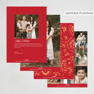 This is a crimson diwali cards with standard by Susanne Kasielke called spreading love printing on recycled smooth signature in standard