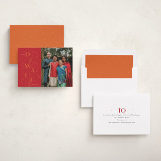 This is a ruby diwali cards with standard by letterfix called sparkler printing on recycled smooth signature in standard