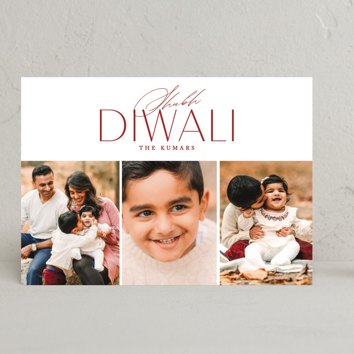 "Three of a kind" - Diwali Cards in Fiery by Erin L. Wilson.