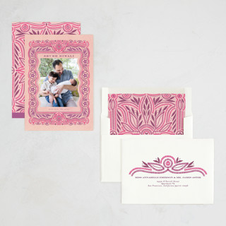 This is a amethyst diwali cards with standard by Cindy Reynolds called embroidered printing on recycled smooth signature in standard