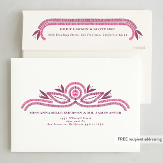 This is a amethyst diwali cards with standard by Cindy Reynolds called embroidered printing on recycled smooth signature in standard