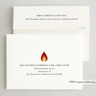 This is a fire diwali cards with standard by Sumak Studio called glimmer printing on recycled smooth signature in standard