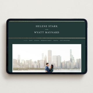 This is a forest wedding websites by Stacey Meacham called style and grace printing on digital paper in standard