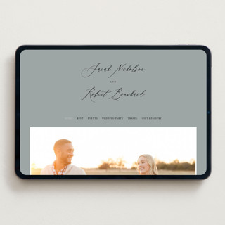 This is a cobblestone wedding websites by Kelly Schmidt called corison printing on digital paper in standard