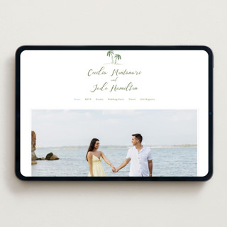 This is a celeste wedding websites by Pati Cascino called alento printing on digital paper in standard