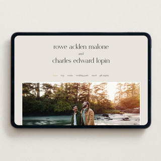 This is a sandstone wedding websites by Sara Hicks Malone called monogram edit printing on digital paper in standard