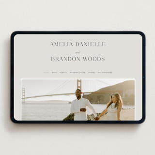 This is a pebble wedding websites by Jessica Williams called elegant flourish printing on digital paper in standard