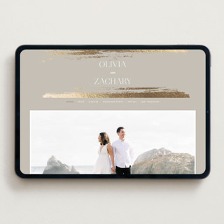 This is a clay wedding websites by Carolyn Nicks called true love printing on digital paper in standard