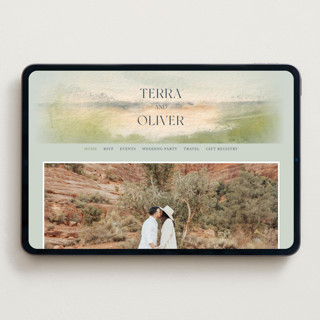 This is a meadow wedding websites by Holly Whitcomb called bluestem fields printing on digital paper in standard