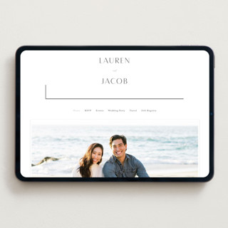 This is a pewter wedding websites by Nicole Walsh called asymmetry printing on digital paper in standard