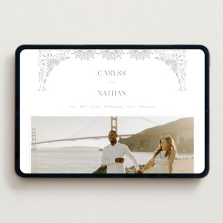 This is a ash wedding websites by Devika Keskar called splendor printing on digital paper in standard