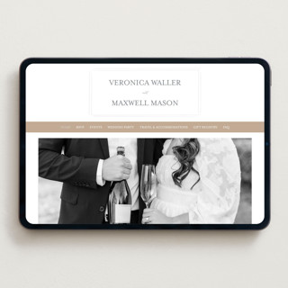 This is a gravel wedding websites by Jelena Vuletic called clarion printing on digital paper in standard