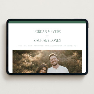 This is a cucumber wedding websites by letterfix called fresh classic printing on digital paper in standard