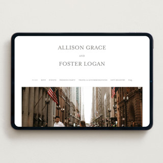 This is a graphite wedding websites by Jessica Williams called haverly printing on digital paper in standard