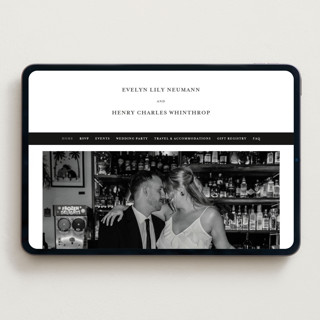 This is a soft black wedding websites by Meggy Masters called bespoke printing on digital paper in standard
