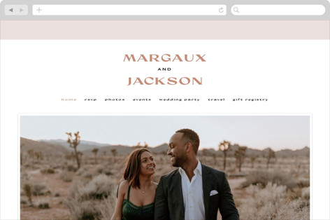 This is a sand wedding websites by Lindsay Stetson Thompson called margaux printing on digital paper in standard
