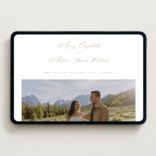 This is a dusty pink wedding websites by Jennifer Postorino called avery printing on digital paper in standard