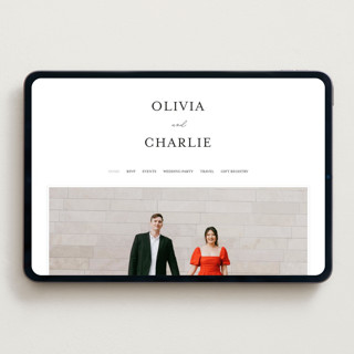 This is a alpine wedding websites by Pixel and Hank called floral cascade printing on digital paper in standard