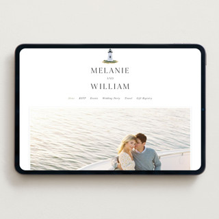 This is a snow wedding websites by Becky Nimoy called east coast lighthouse printing on digital paper in standard