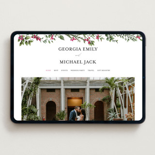 This is a peony wedding websites by Susan Moyal called romantic florals printing on digital paper in standard