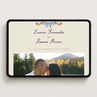 This is a cornflower wedding websites by Chris Griffith called a wedding in low country printing on digital paper in standard