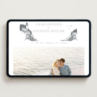 This is a gravel wedding websites by Tennie and Co. called the cliff printing on digital paper in standard