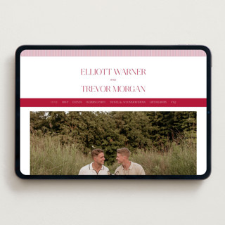 This is a scarlet wedding websites by Jenna Holcomb called san francisco toile printing on digital paper in standard