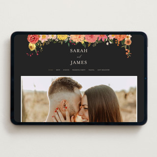 This is a mimosa wedding websites by Susan Moyal called enchanting printing on digital paper in standard