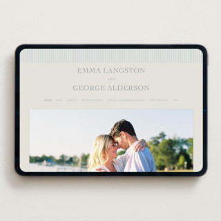 This is a provincial wedding websites by Angela Thompson called emma printing on digital paper in standard
