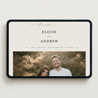 This is a linen wedding websites by Pippa Shaw called silk printing on digital paper in standard