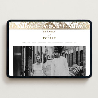 This is a pearl wedding websites by Maria Alou called by the seashore printing on digital paper in standard