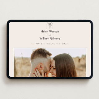 This is a buttercream wedding websites by Claudia Orengo called belle rose printing on digital paper in standard
