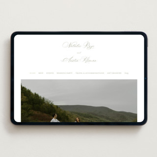 This is a paris rain wedding websites by Jennifer Postorino called calia printing on digital paper in standard