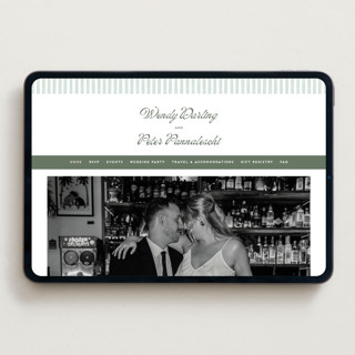 This is a garden wedding websites by Snow and Ivy called penumbra printing on digital paper in standard