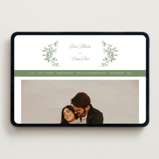 This is a forest wedding websites by Sherley Ferreira called vintage garden printing on digital paper in standard