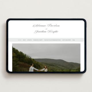 This is a chiffon wedding websites by Eric Clegg called together always printing on digital paper in standard