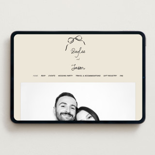 This is a tuxedo wedding websites by Jelena Vuletic called inkwoven printing on digital paper in standard