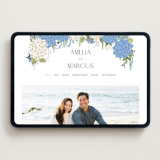 This is a coastal wedding websites by Susan Moyal called garden whisper printing on digital paper in standard