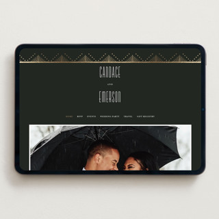 This is a onyx wedding websites by Ana de Sousa called deco pattern printing on digital paper in standard